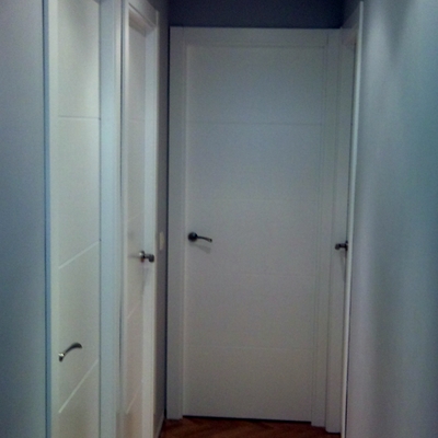 Puertas de paso lacadas