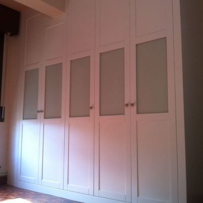 puertas plegables lacadas