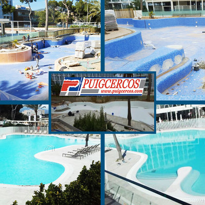 Restauración de piscina.