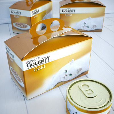 Render 3D packaging Purina