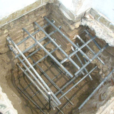 Recalce de cimentación de edificio