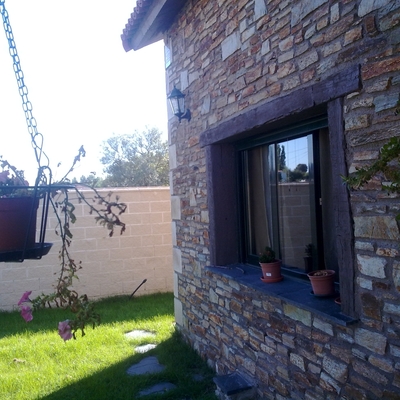 recercado de huecos de madera