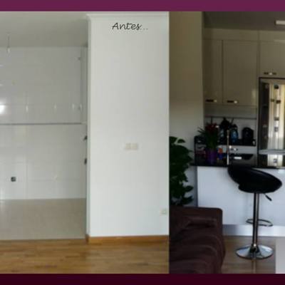 Antes y después cocina