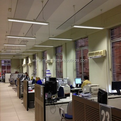 Reducir ruido en oficinas