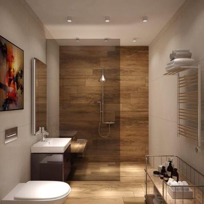 Baño de estilo moderno