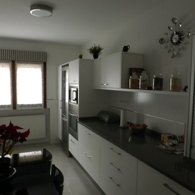 reforma cocina con amueblamiento