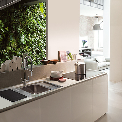 Reforma Cocina con electrodomésticos Franke