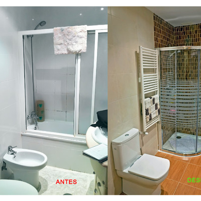 Reforma de baño (Antes y después)