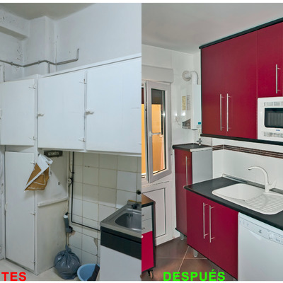 Reforma de cocina (Antes y después)
