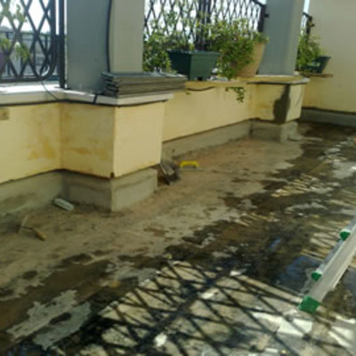 reforma de cubierta antes