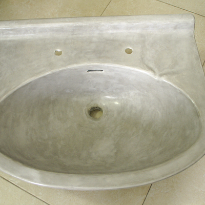 reforma lavabo con microcemento (despues)