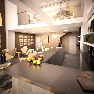 Reforma para un comercio, cafeteria