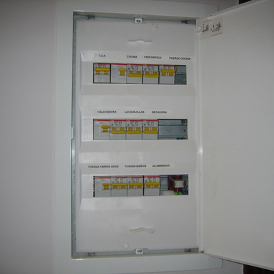 Reforma vivienda cuadro eléctrico e instalación nueva.