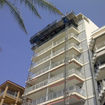 rehabilitación de cubierta de edificio en Torrevieja