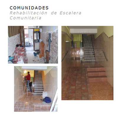 REHABILITACION DE ESCALERA COMUNITARIA