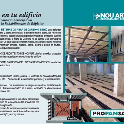 Rehabilitación de estructuras mediante fibra de carbono