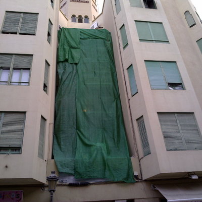 REHABILITACION FACHADA EN CALLE CISTER MALAGA