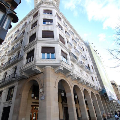 Rehabilitacion fachada  Heraldo Aragon