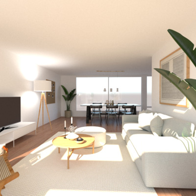 Decoración de salón comedor