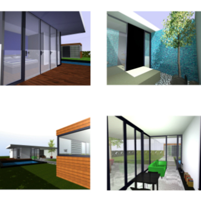 Renders "Vivienda unifamiliar"