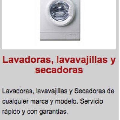 REPARACION DE LAVADORAS, LAVAPLATOS Y SECADORAS