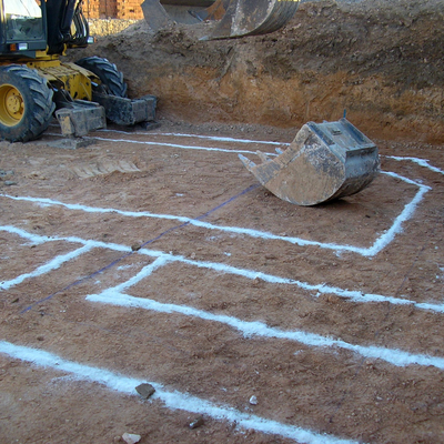 replanteo de cimentacion