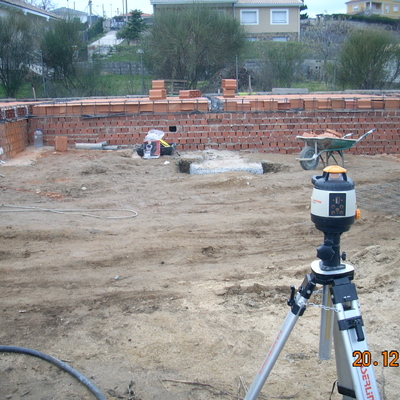 replanteo forjado y nivelado laser