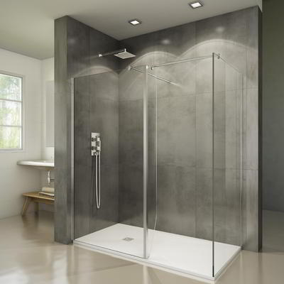 Mamparas de ducha cristales fijos
