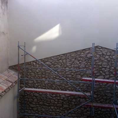 restauracion de pared antigua 