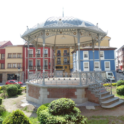 Restauración del Quiosco de la Musica de Noreña