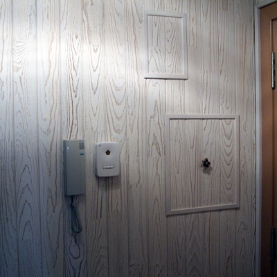 Revestido en recibidor