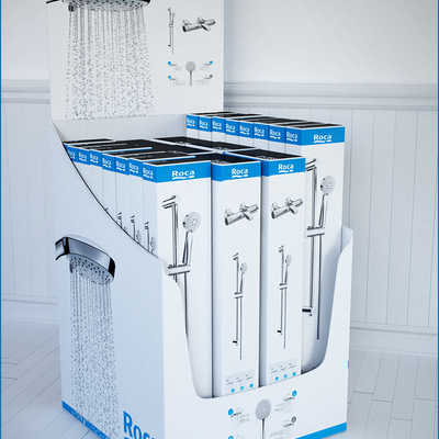 Render 3D Box palet Roca