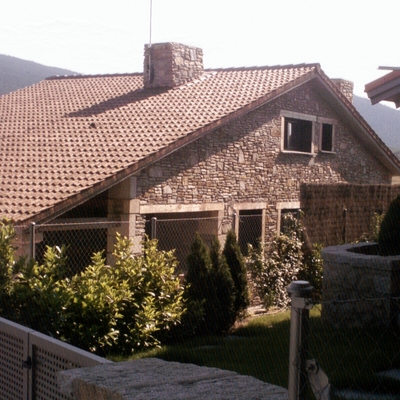 chalet de piedra