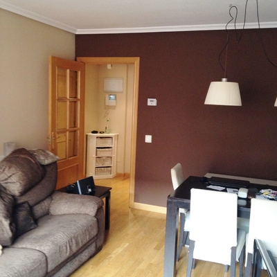 Salón color chocolate