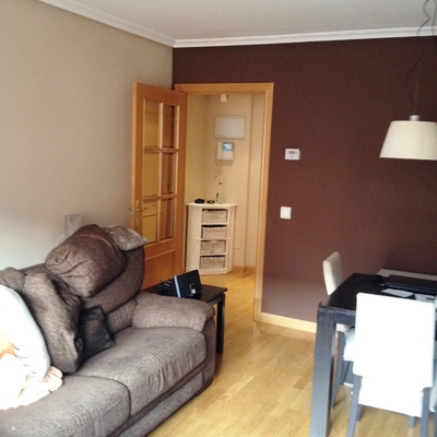 Salón  color chocolate