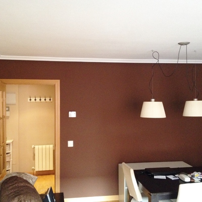 Salón color chocolate