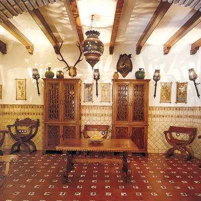 Salón rustico