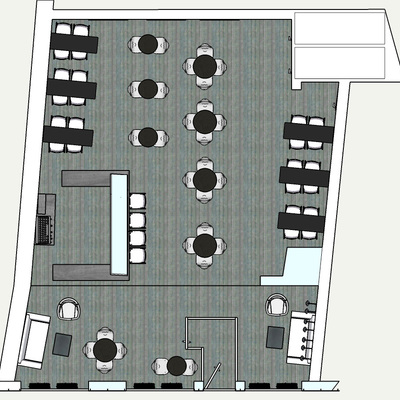 Planta Cafetería "Luces de Bohemia"