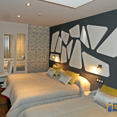 Pintura Plástica mate en colores.