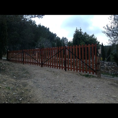 Barreras de acebuche 