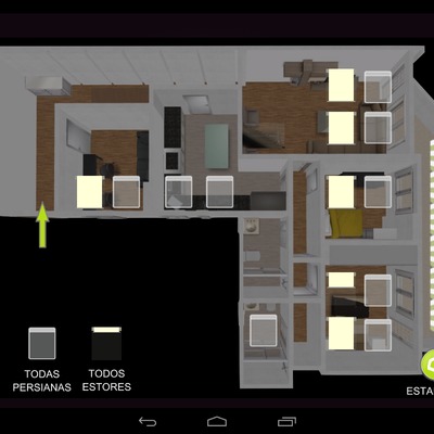Control de Persianas y estores de toda la casa