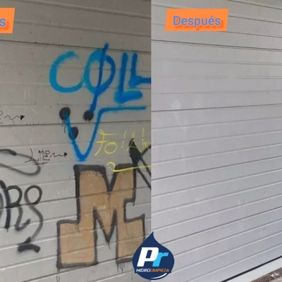 Eliminación de grafittis