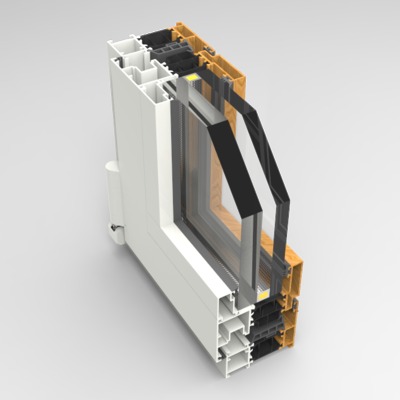Sección Ventana Practicable de 70 mm 
