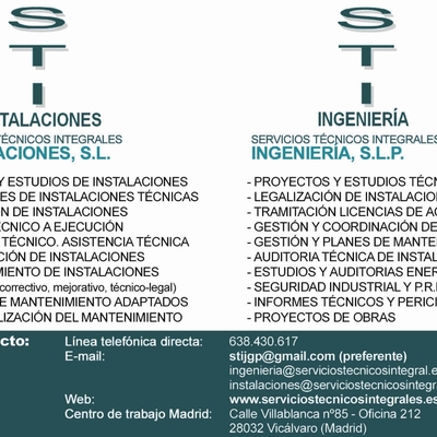 SERVICIOS DE INGENIERIA E INSTALACIONES/MANTENIMIENTO TÉCNICO