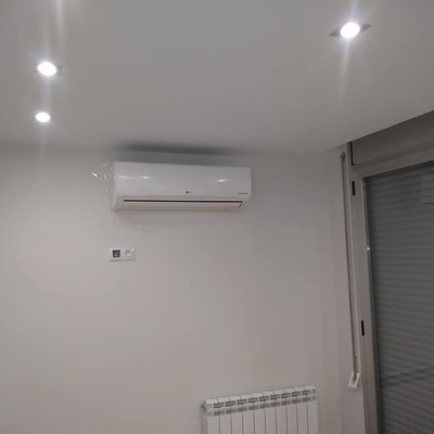 Instalación eléctrica, iluminación y aire acondicionado.