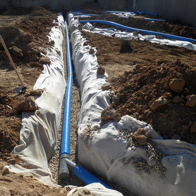 SISTEMA DE DRENAJE EN JARDIN