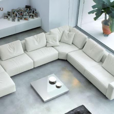 Sofá rinconera tipo moderno muy cómodo 