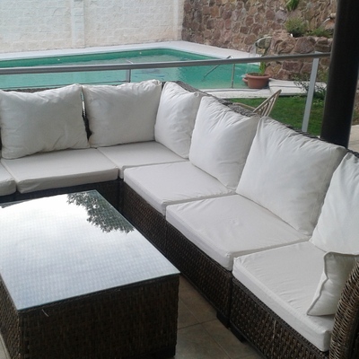 Sofá rinconero exteriores