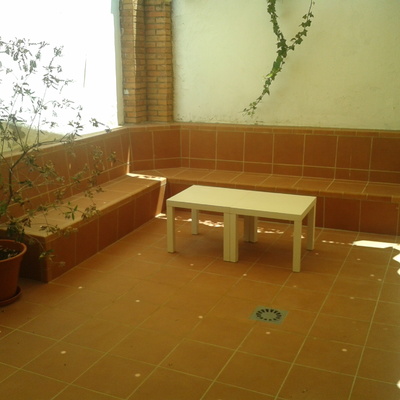 Solado de patio. Estado reformado.