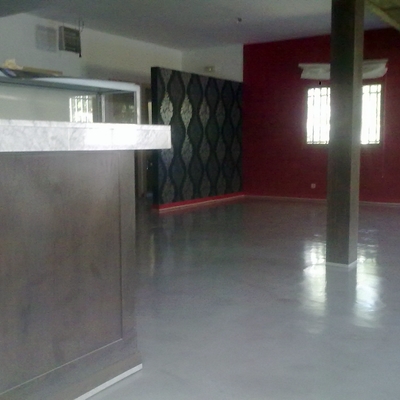 Suelo de Microcemento en restaurante